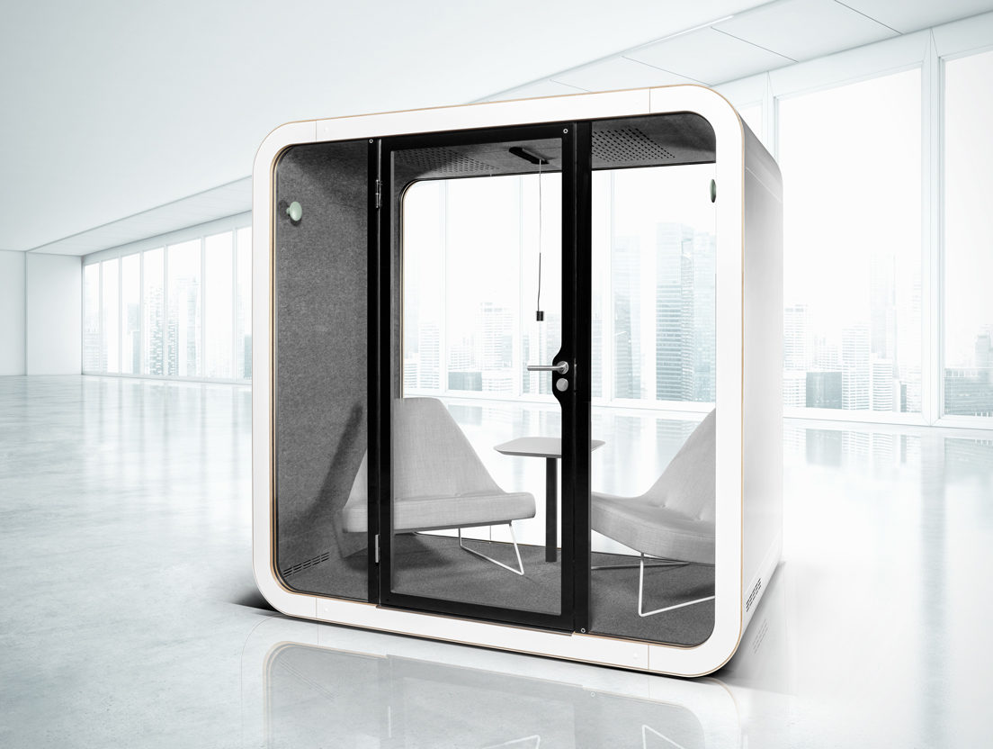 Acoustical phone booth from Framery Acoustics
